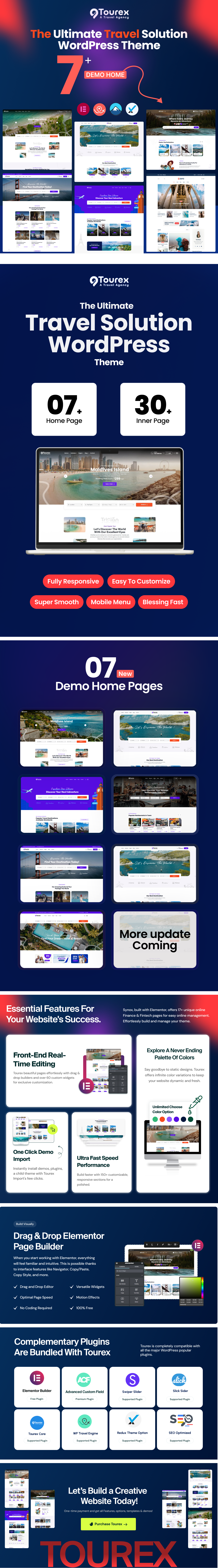 Tourex - Tour & Travel Booking WordPress Theme